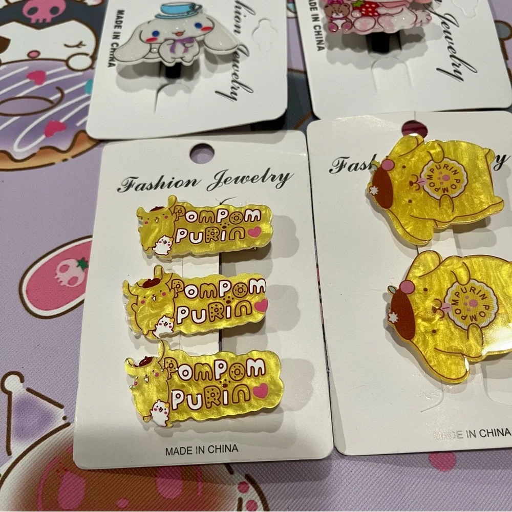 Sanrio Characters Bundle of 7 Hair Clips